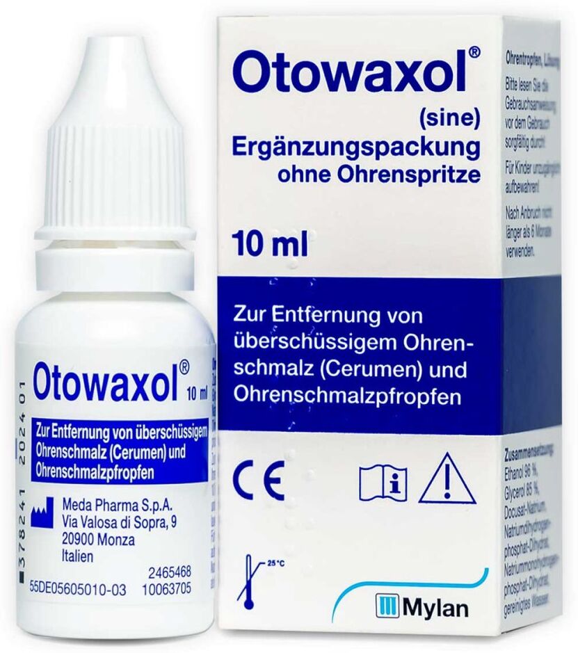 Otowaxol Sine: Ohrenschmalzentfernung zur sanften Ohreneinigung