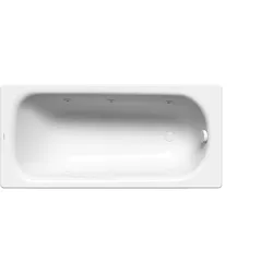 Kaldewei SANIFORM PLUS Whirlwanne, 1500x700 mm, alpinweiß, links, integrierter Einlauf, Aquamassage BODY
