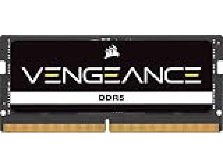 CORSAIR Vengeance SODIMM DDR5 RAM 48Go (1x48Go) Jusqu'à 4800MHz CL40-40-40-77 1.10V Intel XMP 3.0 Mémoire des Ordinateurs Portables – Noir (CMSX48GX5M1A4800C40)