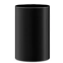 Zack Papierkorb Civos schwarz matt, Designer Zack Design, 37 cm