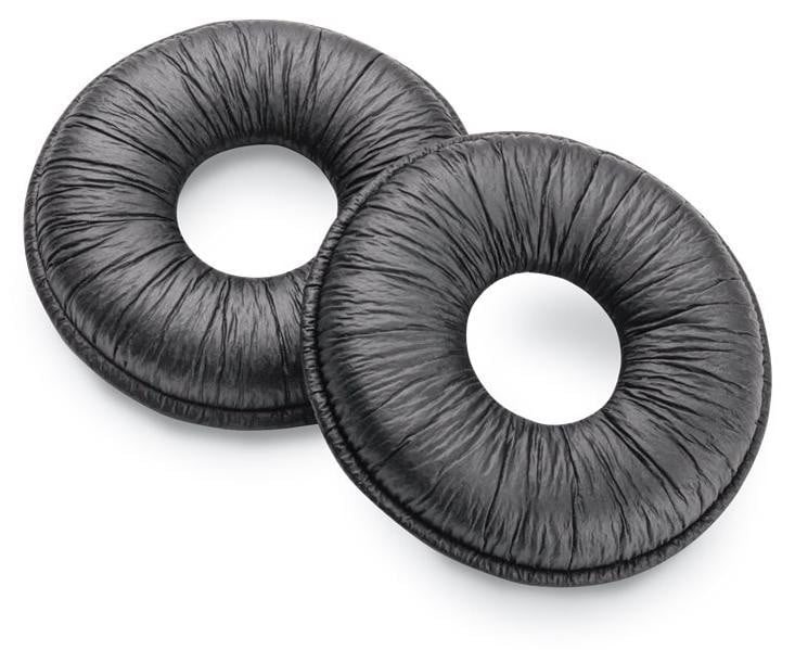 HP Poly Sada kunstleren oorkussens, Set oordopjes/ringen, Zwart