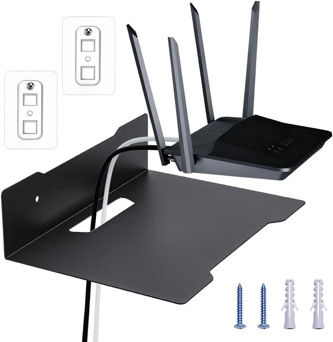 Dailygoods Drijvende Metalen Wandplank voor Projector