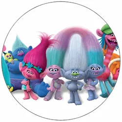 Essbares Papier „Trolle“ — Familie, 19,5 cm