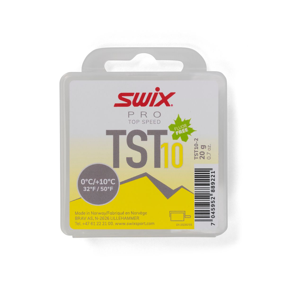 Swix TS10 Turbo Yellow, 0°C/+10°C, 20g neutral TST10-2
