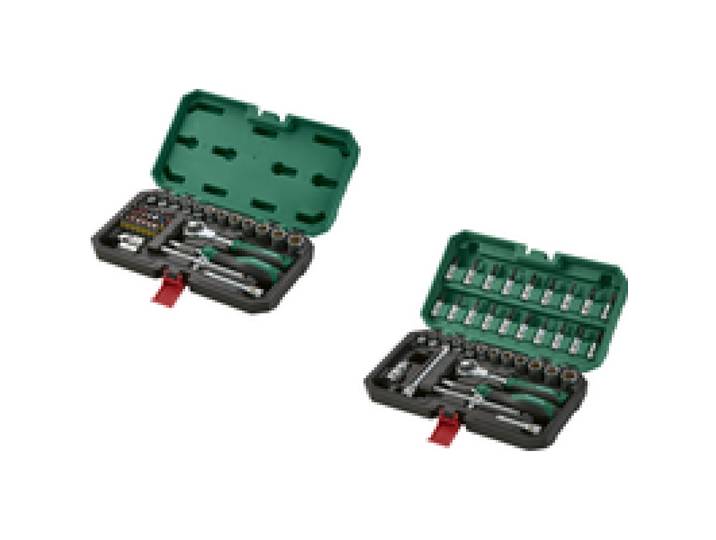PARKSIDE® Coffret de clés à douilles avec cliquet à tête orientable