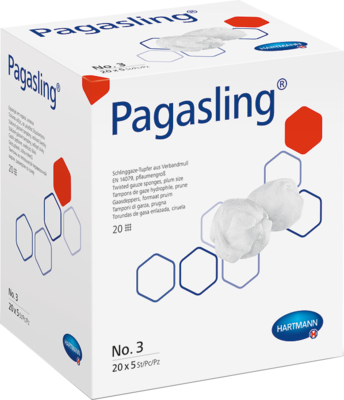 PAUL HARTMANN AG PAGASLING Mulltupfer Gr.3 pflaumengroß steril 20X5 St 11113405