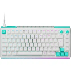 LOGITECH G512 X 75 TMR, weiß, Dual-Swap analog/mechanisch, taktil, USB, DE