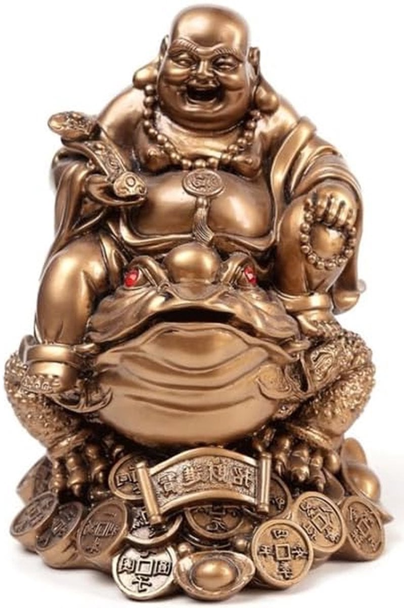 Moderne Feng Shui Tafelbladdecoratie Beeld - Bruin