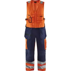 Warnschutz Kombihose "2653" - C56 - orange/marine