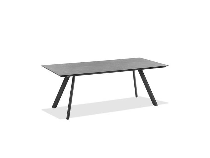 Niehoff Garden Gartentisch, Anthrazit, Grau, Kunststoff, rechteckig, Stativgestell, 95x76x220 cm, wetterbeständig, Gartenmöbel, Gartentisch, Gartentische
