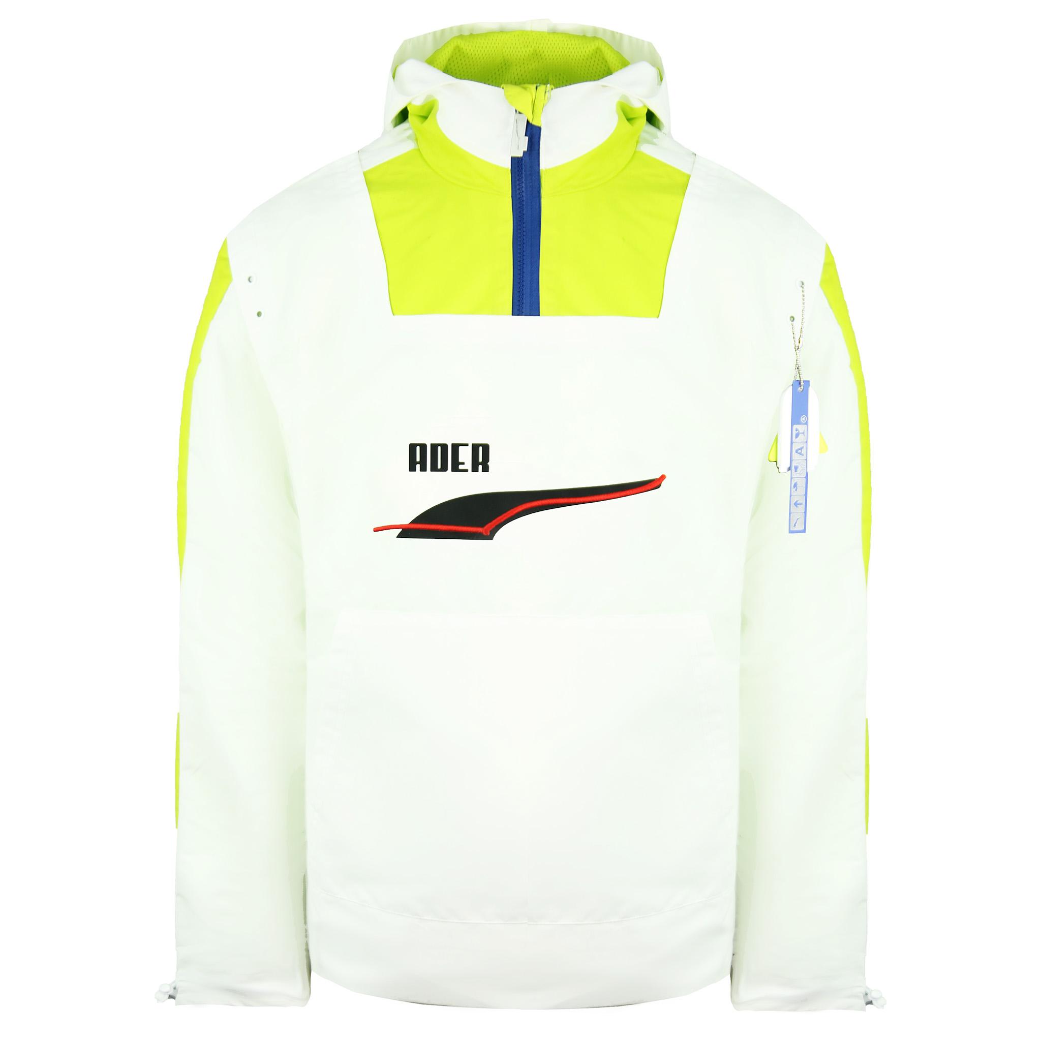 PUMA X -Ader -Fehler Langhülle mit Kapuzen mit Kapuzen mit weißen Männern Windbrecher 595535 02