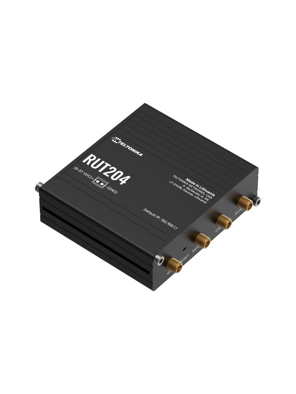 Teltonika RUT204 - wireless router - WWAN - Wi-Fi - 4G - DIN rail mountable - Wireless router N Standard - 802.11n
