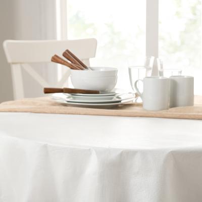 Threadmade Embossed Vinyl Cushioned Flannel Backing Tablepad