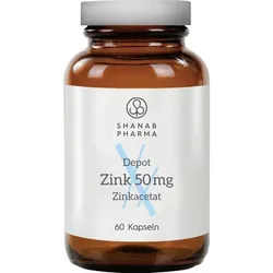Zink 50mg Zinkacetat Depot Shanab 60 ST