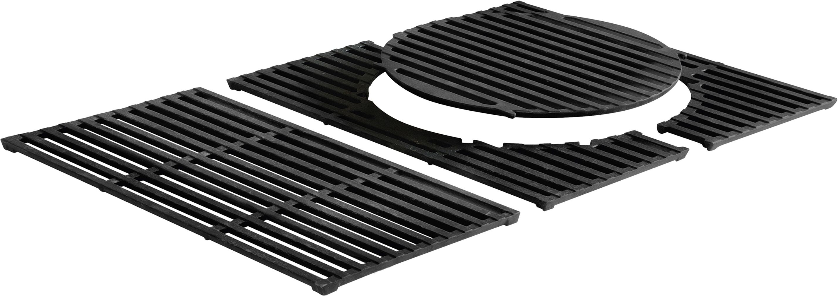 Grillrost ENDERS "Switch Grid Hyde 4", schwarz, B:42cm H:1cm L:64cm, Emaille, Grillroste
