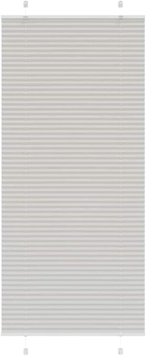 Plisségordijn Plissé Shade Lichtgrijs 100x200 cm