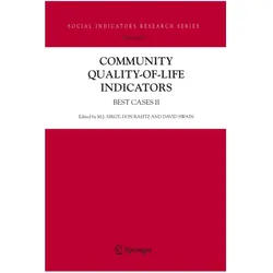 Community Quality-of-Life Indicators, Fachbücher von Don Rahtz, M. Joseph Sirgy, David Swain