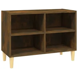 Helloshop26 - Multimedia-TV-Ständer TV-Regal Sideboard TV-Schrank für Esszimmer Wohnzimmer Schlafzimmer mit Massivholzbeinen 02_0026852