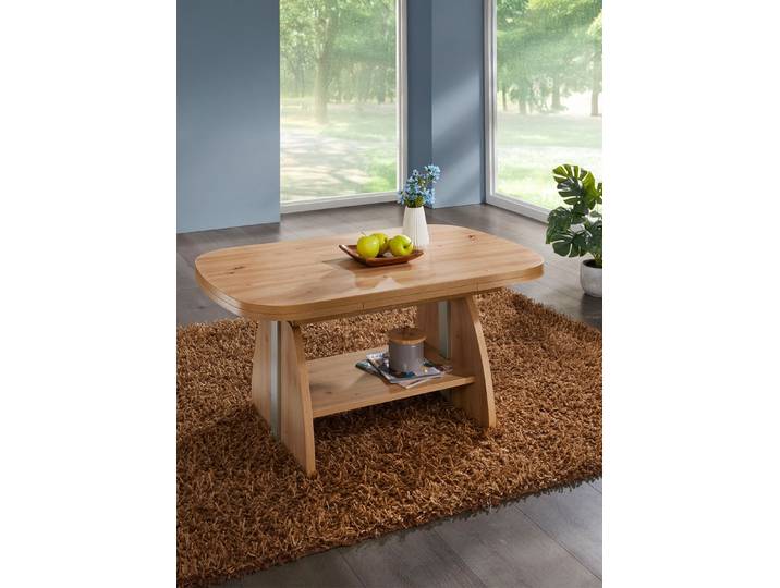 Höhenverstell- und ausziehbarer Couchtisch, Artisan Eiche