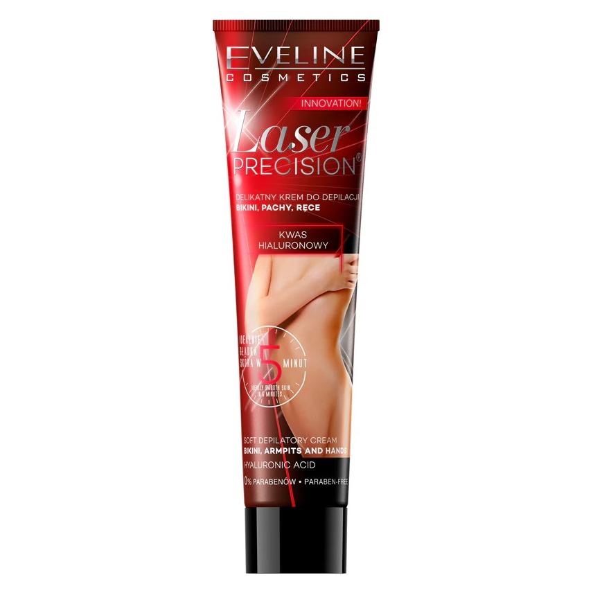 Eveline Laser Precision Delicate Cream For Hair Removal Bikini Smell And Hands To Score Dry 125Ml (086997)