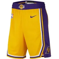 NIKE Herren Fanhose Los Angeles Lakers Icon Edition, Größe M in Gelb Gelb
