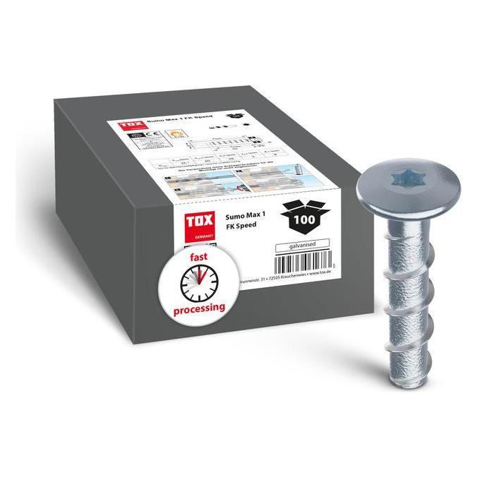 Tox Schraubanker Sumo Max 1 FK Speed 6x28 (100 Stk.) (041101631)