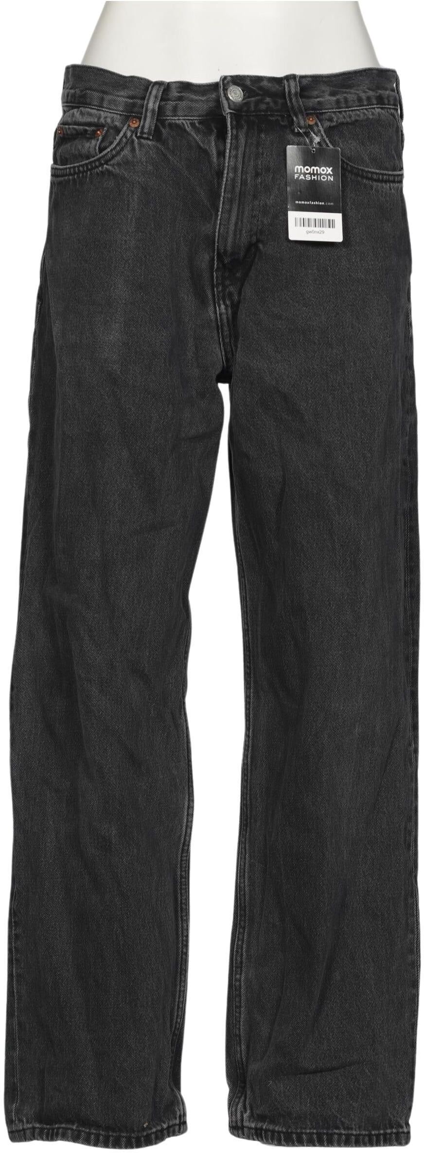 Weekday Damen Jeans, Grau, Gr. W28, Baumwolle - Second Hand