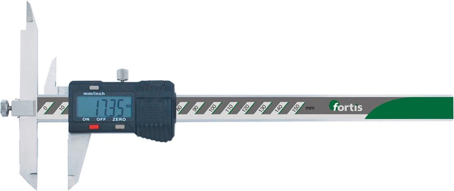 Fortis Digitale Schuifmaat 150mm met 0,01mm nauwkeurigheid