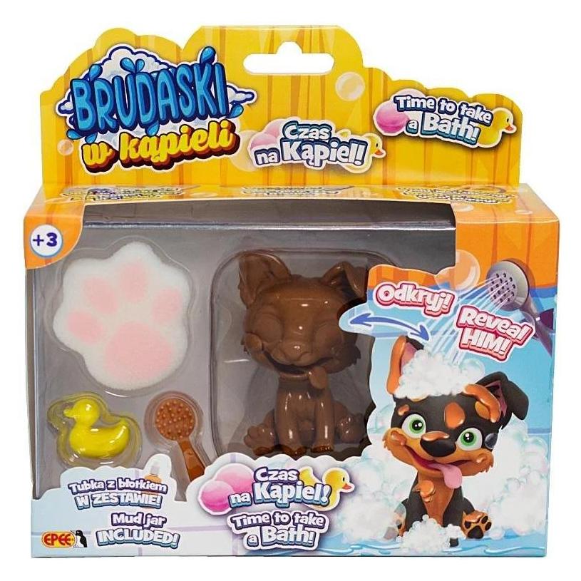 EPEE Ein schmutziger brauner und schwarzer Corgi-Hund im Bad (54616267)