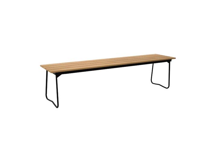Grythyttan Stålmöbler Banc 9 Structure en chêne huilé et acier noir