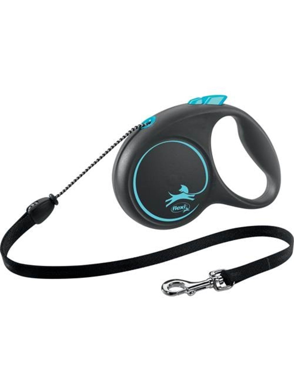 Flexi Black Design M leash 5 m 20 kg blue