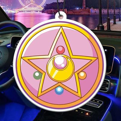 Uplift Picks Japanese Cartoon Car Air Freshener Rearview Mirror Fragrance Pendant 3 Pcs