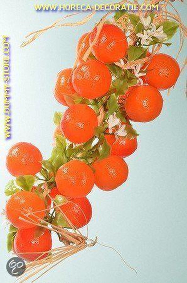 MilaNNE Decoratieve grote streng sinaasappels voor op tafel