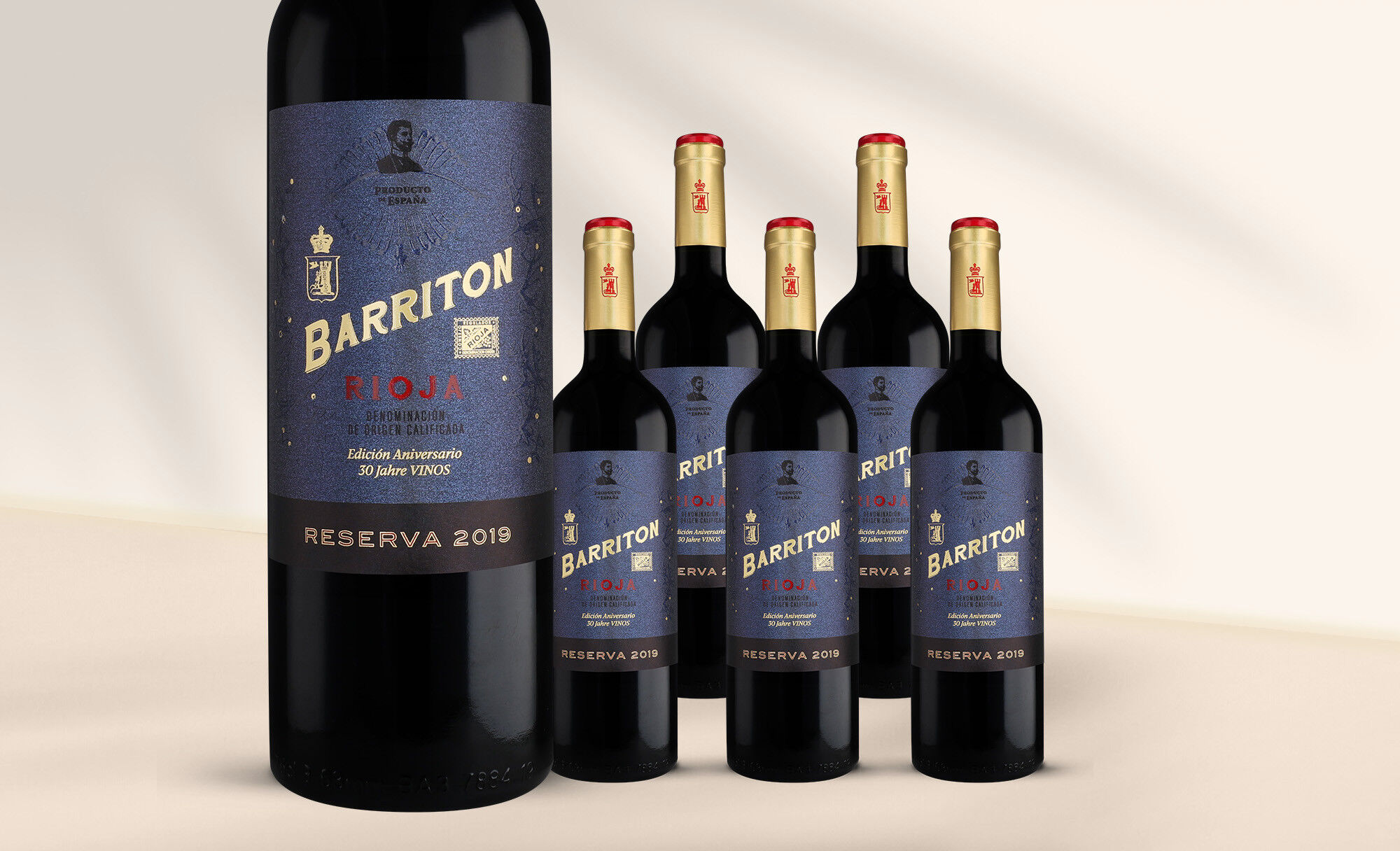Barriton Reserva Edición Aniversario 2019 14% Vol. Weinpaket  aus Spanien