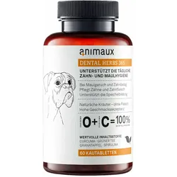 60 Kautabletten animaux Dental Herbs 365
