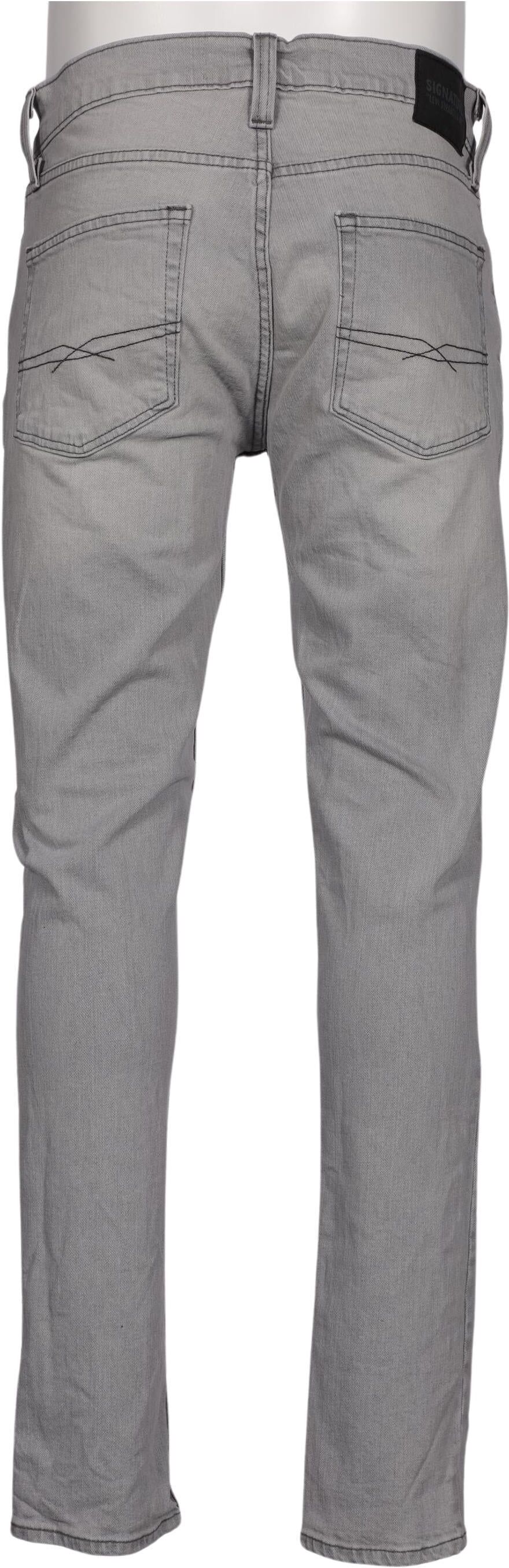 Signature by Levi Strauss & Co. Herren Jeans, Grau, Gr. W32, Baumwolle / Elasthan - Second Hand