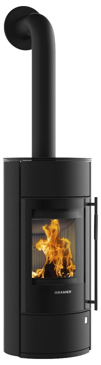 Oranier | Kaminofen | Polar Neo Blackline | 6,5 kW | Stahl Schwarz