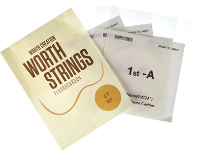 Worth Strings CT Tenor Ukulele Set Transparent