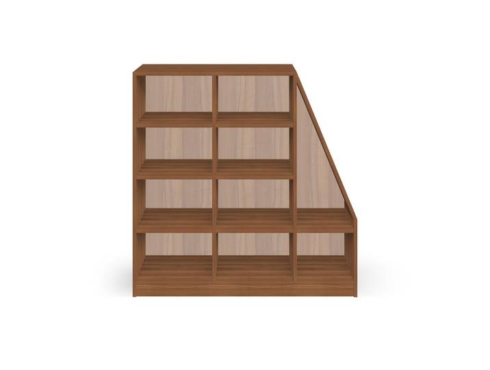 Niedriger Dachschrägenschrank Premium Dekore