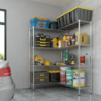Winado 62.9''W Adjustable Storage Shelves NSF Wire Shelving Unit Multiple rows Shelving for Storage Rack Shelves