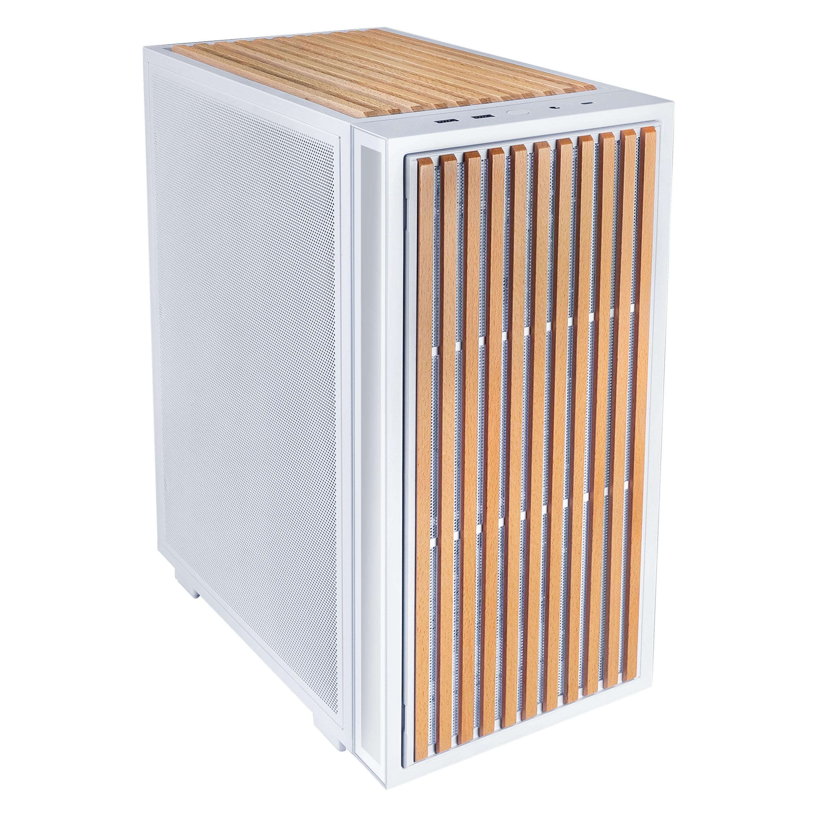 Lian-Li DAN Cases B4 Vertical AeroDeck - weiss (mATX, Mini-ITX) (G89.B4-1W.00)