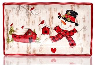 Red Vanilla "Frosty's Magical Rectangular Platter 15"""