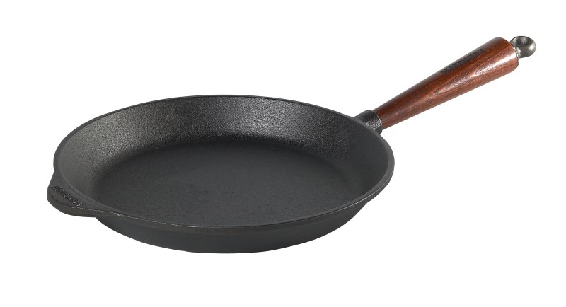 Skeppshult FRY PAN 0260T Bratpfanne, 26 cm max. Durchmesser, Gusseisen/Gussaluminium, Induktionsherd-geeignet