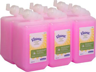 Kleenex® Waschlotion 6331, parfümiert, täglicher Gebrauch, 6 Flaschen, pink