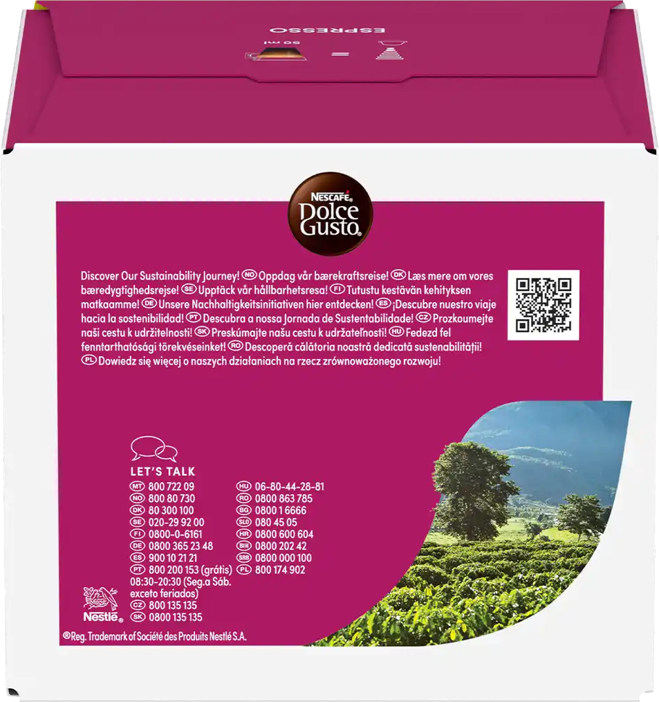 Nescafé®   Espresso - 30 Capsules de café pour Dolce Gusto - Espresso