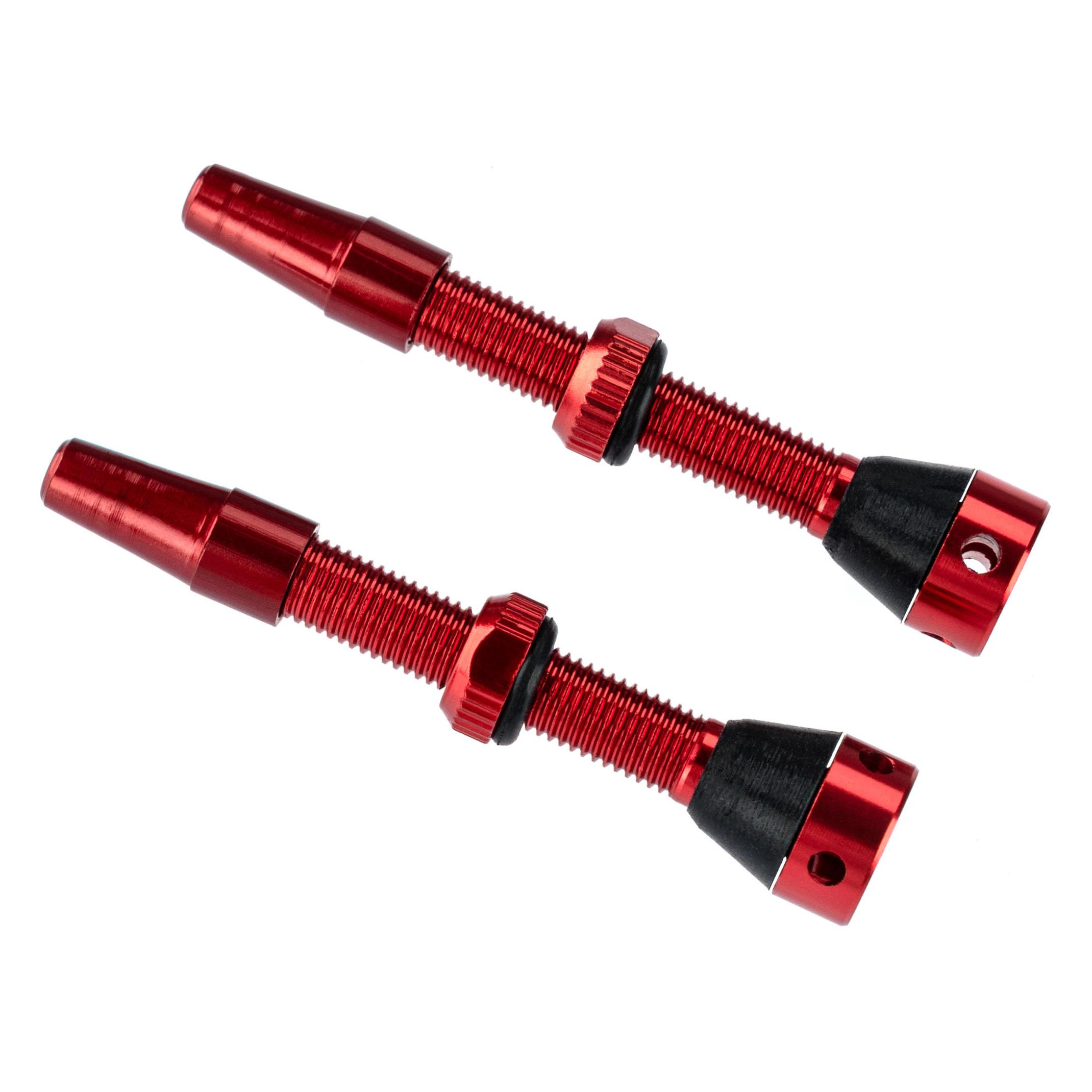 Brave Classics Brave Tubeless Ventil Paar Rot 44mm (BMTV10RD)
