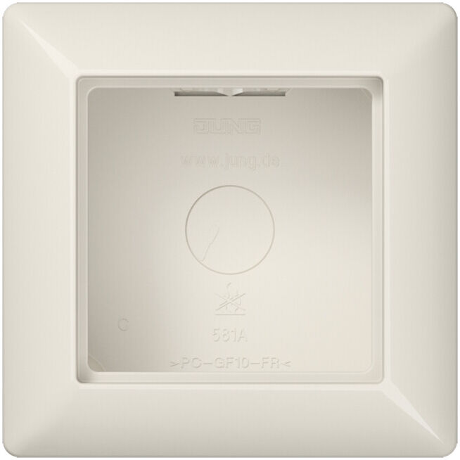 Jung AP-Kappe 1 module blanc cadre moulé AS 581 A W (AS581AW)