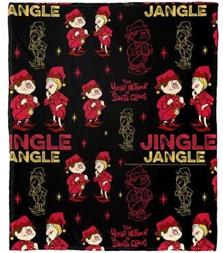 Northwest Warner Brothers Year without a Santa Claus Jingle and Jangle Silk Touch Throw Blanket