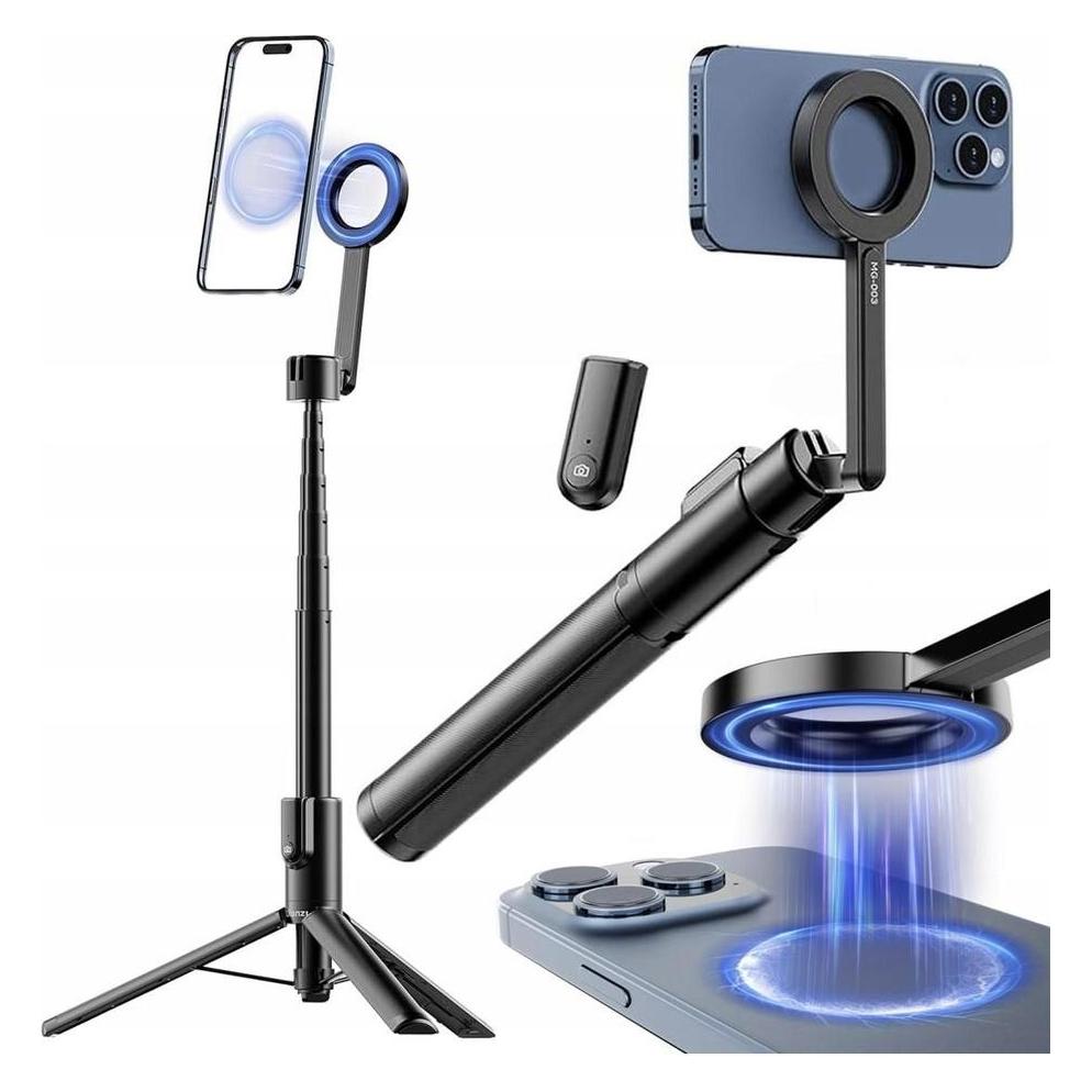 Ulanzi Kijek SELFIE Stick Statyw 1.36m na Magnes MagSafe Telefon Smartfon + PILOT / MG-003 PRO (ULANZI)
