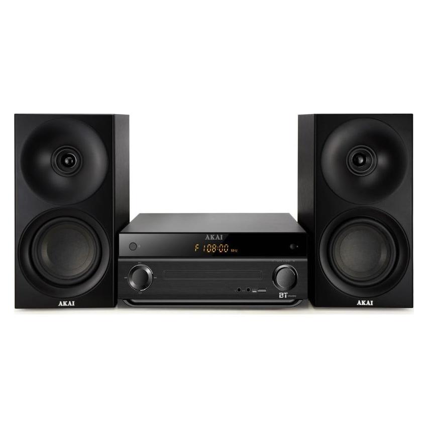 Micro Akai - stereo con sintonizzatore FM RDS digitale, lettore CD MP3 e WMA, Bluetooth (Bluetooth, CD Player) (AM-301-B)